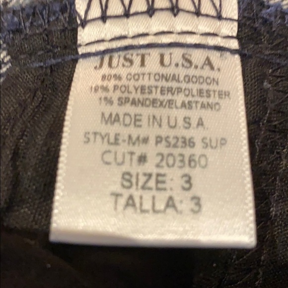 JUST USA Jeans Dark Blue Size 3 - Picture 2 of 6